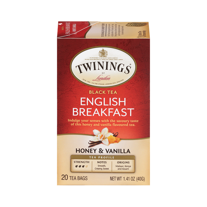 English Breakfast - Honey & Vanilla