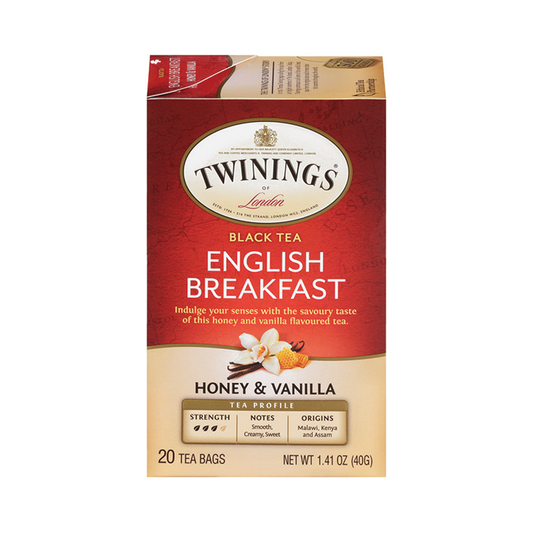 English Breakfast - Honey & Vanilla